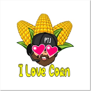 I Love Corn Posters and Art